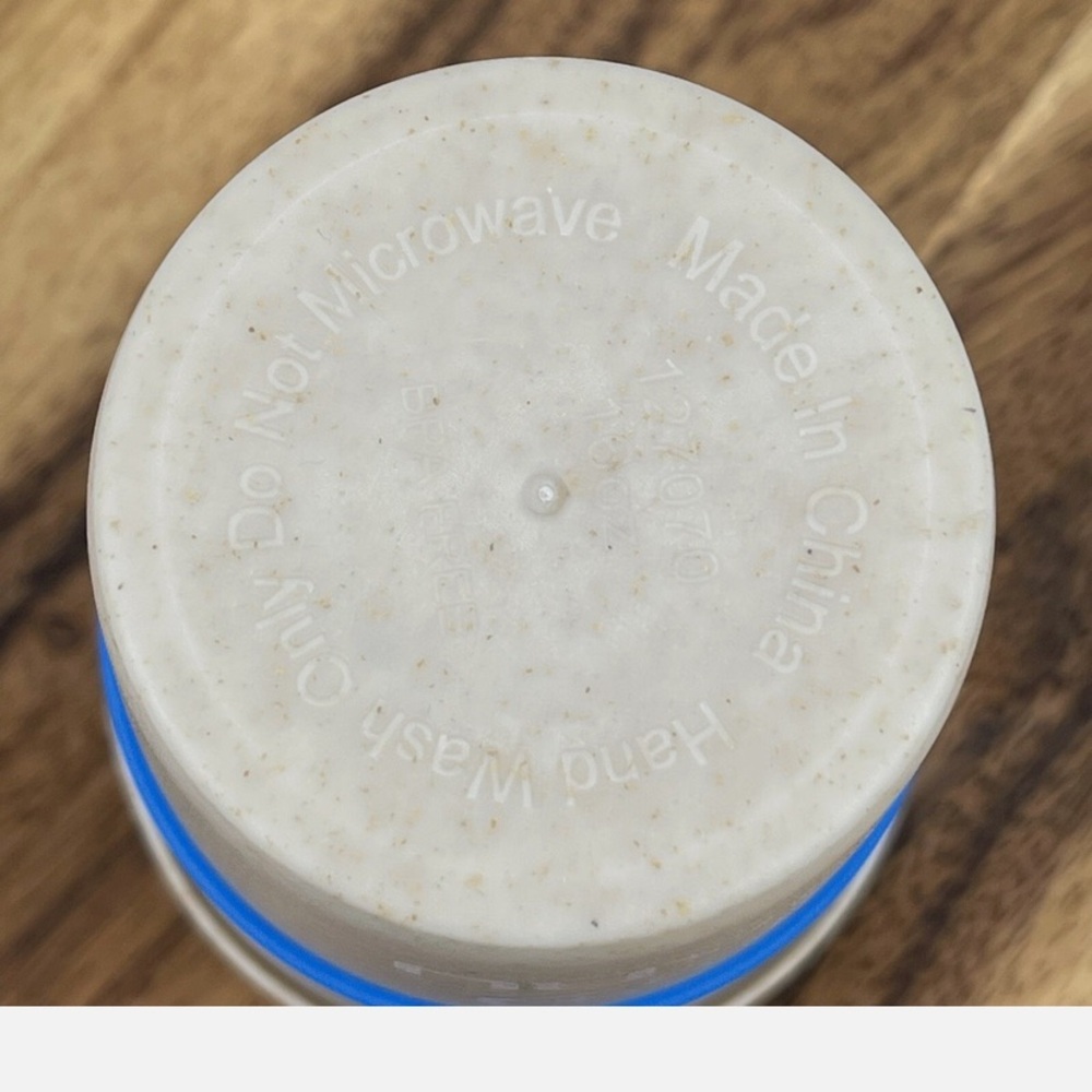 New Subaru Beige Travel Cup with Bright Blue Grip excellent for on the GO - Picture 5 of 6